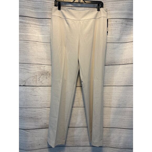 NWT Nic + Zoe Khaki Dress Pants Size 10 - Picture 1 of 3